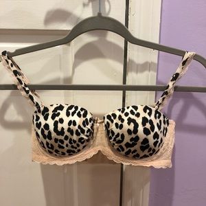 H&M Extra Padded Cheetah Print Bra